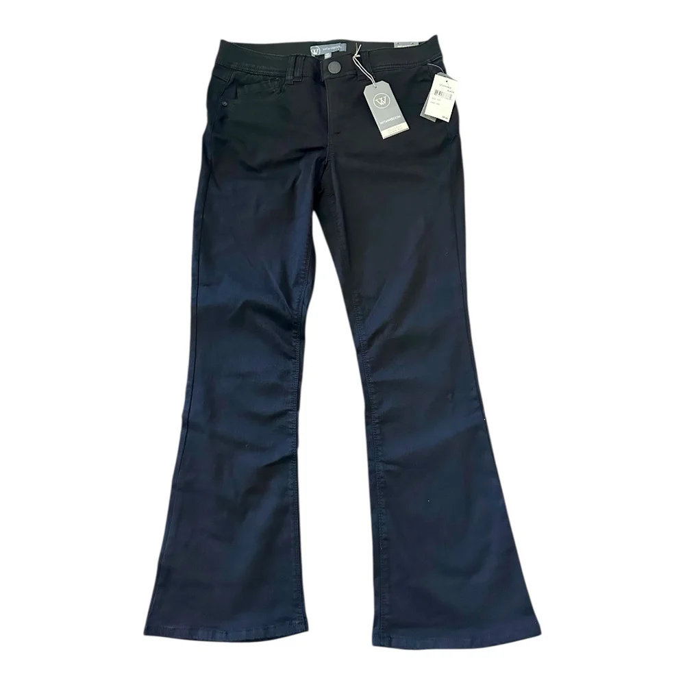 NWT! Wit & Wisdom Black High-Waisted Bootcut Jeans - Picture 4 of 10